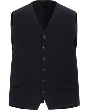 Angelo Nardelli Tailored Vest Wool, Acrylic - Blue