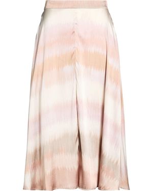 Hemisphere Taupe Midi Skirt Silk, Elastane - Pink