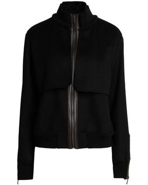 Drumohr Jacket Virgin Wool, Cashmere, Polyamide - Black