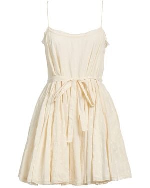 Ulla Johnson Ivory Mini Dress Cotton - Natural
