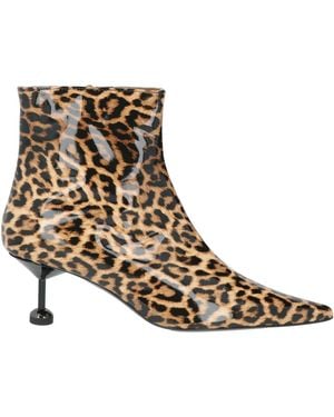 Wo Milano Sand Ankle Boots Leather - Brown