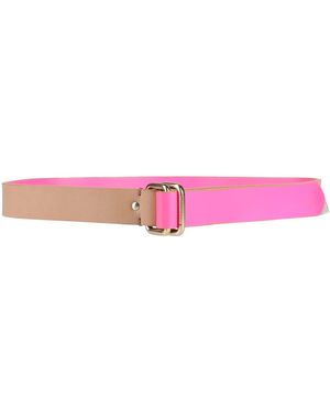 Schumacher Camel Belt Leather - Pink