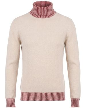 Gran Sasso Turtleneck Virgin Wool - Pink