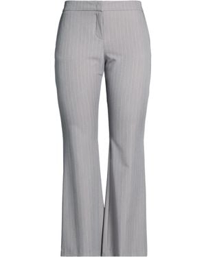 Soallure Pants Polyester, Viscose, Elastane - Gray