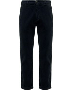 BARMAS Charcoal Pants Cotton, Elastane - Blue