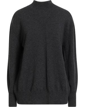 Twinset Charcoal Turtleneck Wool, Polyamide, Elastane - Black