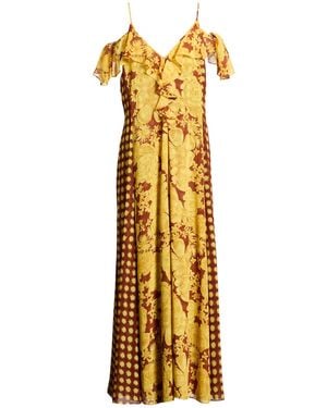 Diane von Furstenberg Maxi Dresses - Metallic