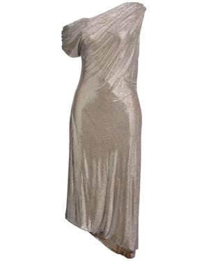 GIUSEPPE DI MORABITO Midi Dress Polyamide, Elastane - Metallic