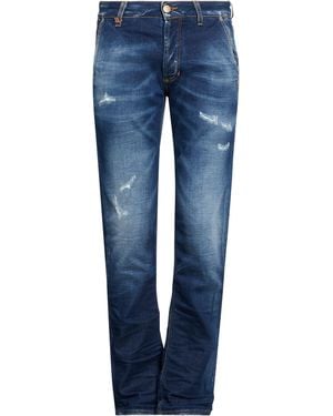 DW DENIM WORLD Jeans Cotton, Polyester, Elastane - Blue