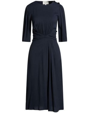 Ba&sh Midnight Midi Dress Viscose - Blue