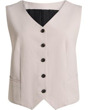AllSaints Tailored Vests - Natural