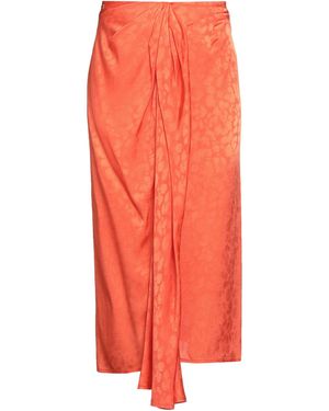 Manila Grace Midi Skirt - Orange