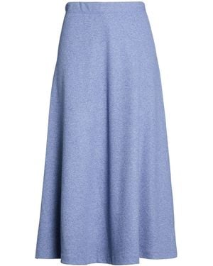 Niu Midi Skirt Polyester, Viscose, Cotton, Elastane - Blue