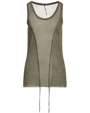 Masnada Tank Top Cotton, Silk - Green