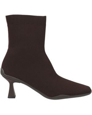 Emanuélle Vee Ankle Boots Textile Fibers - Brown