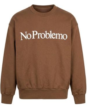 No Problemo Felpa - Marrone