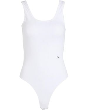 HOMMEGIRLS Bodysuit Cotton, Elastane - White