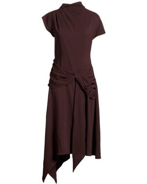 STAUD Midi Dress - Brown