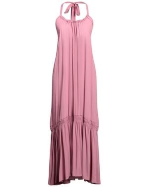 MEIMEIJ Antique Rose Maxi Dress Acetate, Silk - Pink