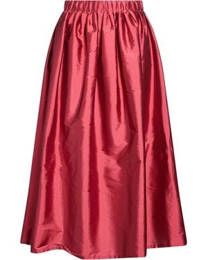 ALEX INGH Midi Skirt - Red