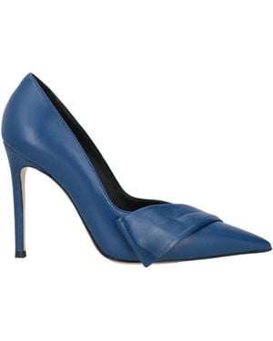 Luciano Padovan Court Shoes Leather - Blue