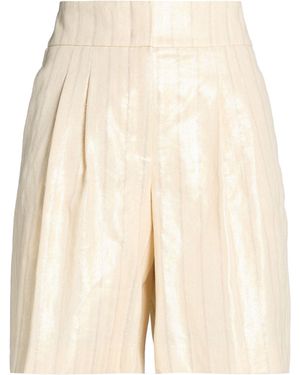 Peserico Shorts & Bermuda Shorts Linen, Cotton, Polyester, Polyamide - Natural