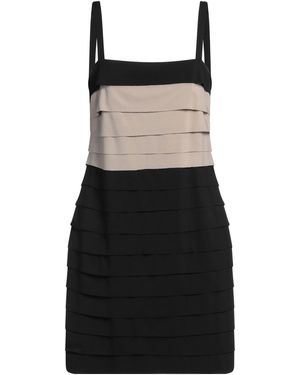 Hanita Mini Dress Polyester, Elastane - Black