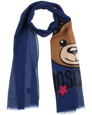 Moschino Scarf Wool - Blue