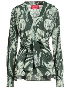 F.R.S For Restless Sleepers Shirt Viscose, Silk - Green