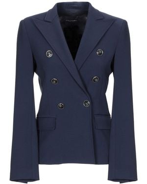 Atos Lombardini Blazer Viscose, Polyamide, Elastane - Blue