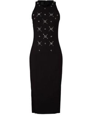 Pinko Midi Dress Viscose, Polyamide, Elastane - Black