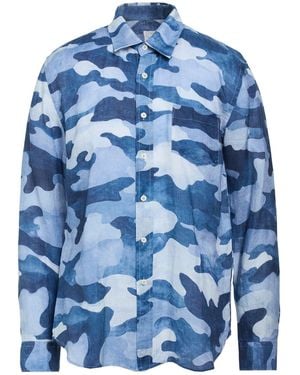 120% Lino Shirt Linen - Blue