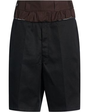 Maison Margiela Shorts & Bermuda Shorts Polyester, Cotton - Black