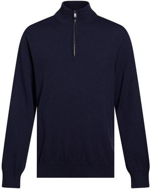 Piacenza Cashmere Midnight Turtleneck Cashmere - Blue