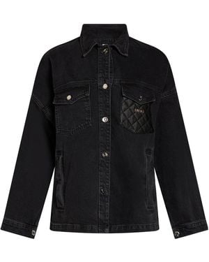Liu Jo Denim Shirt Cotton - Black