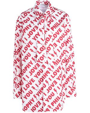 Philosophy Di Lorenzo Serafini Shirt Cotton - Red