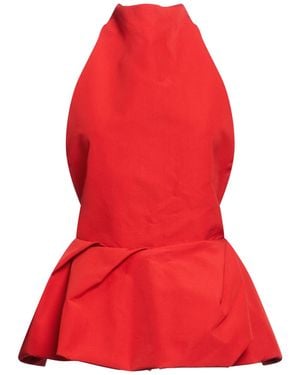 Magda Butrym Top Cotton, Viscose - Red