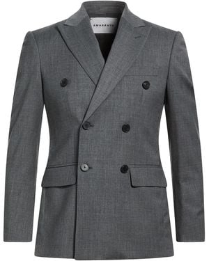 Amaranto Blazer Polyester, Virgin Wool, Elastane - Black