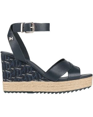 Tommy Hilfiger Midnight Espadrilles Leather - Blue