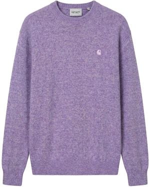 Carhartt Sweater Acrylic, Recycled Polyester, Nylon, Wool, Elastane - Purple
