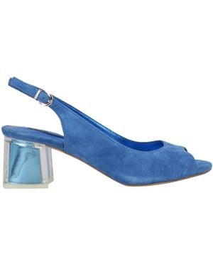 Luciano Barachini Sandals Leather - Blue
