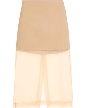 MEIMEIJ Midi Skirt - Natural