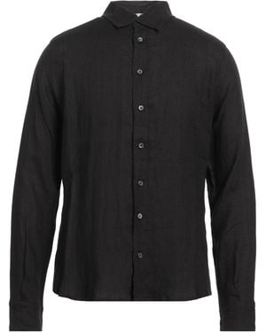 Alpha Studio Shirt Linen - Black