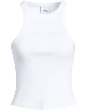 Vetements Tank Top Cotton, Elastane - White
