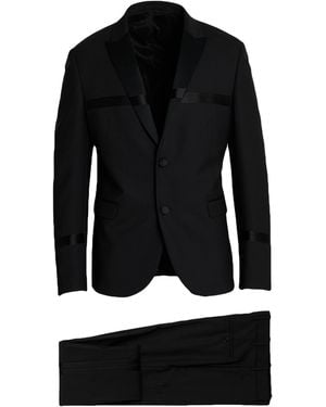 Neil Barrett Suit Polyester, Virgin Wool, Elastane - Black