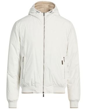 Moorer Puffer Polyester - White