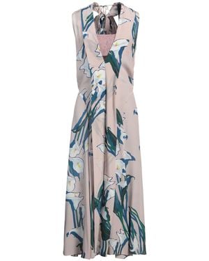 Rochas Maxi Dress Silk, Polyamide, Elastane - White
