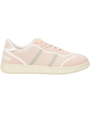 Ferragamo Blush Sneakers Textile Fibers - Natural
