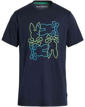 Psycho Bunny Midnight T-Shirt Pima Cotton - Blue