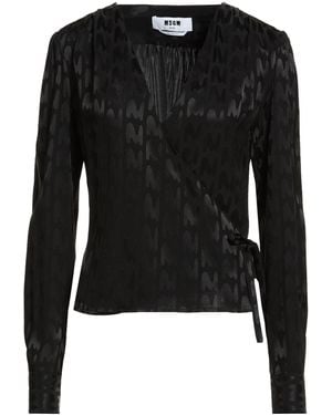 MSGM Top Acetate, Viscose - Black